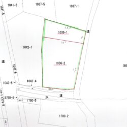 ＜穂高有明＞農免道路沿いの売地